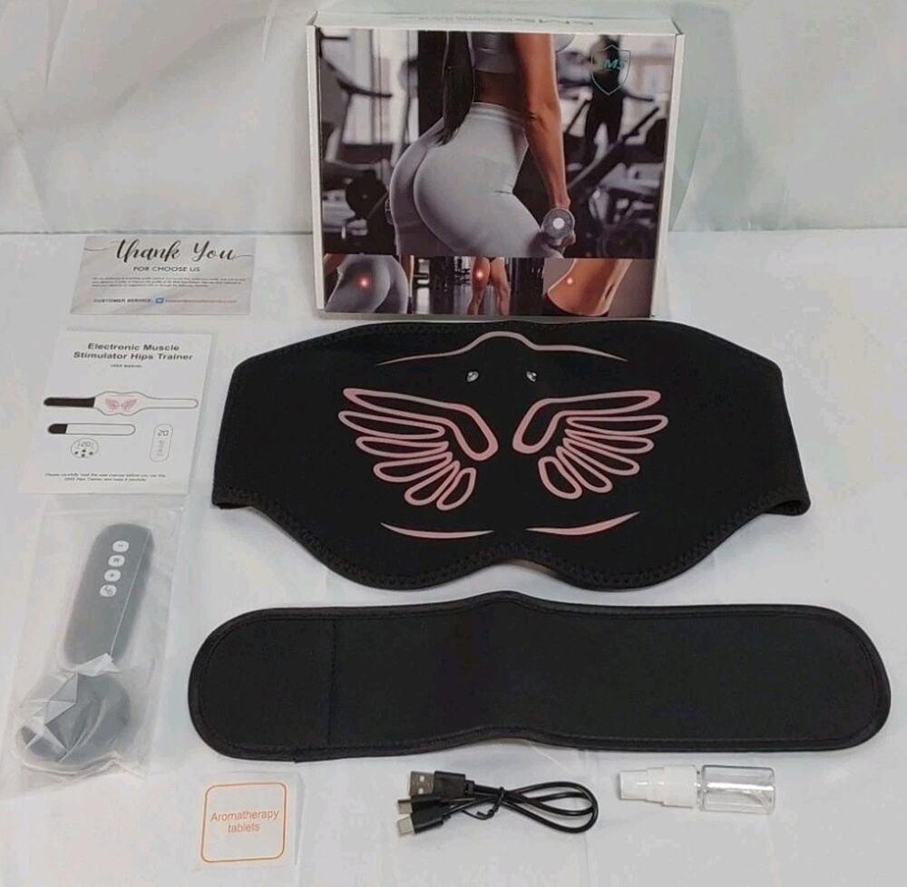 EMS MC0485 Electronic Muscle Stimulator Hips Trainer Black